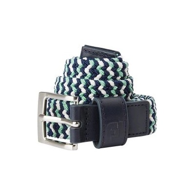 FOOTJOY Braided dámský pásek zeleno-bílý