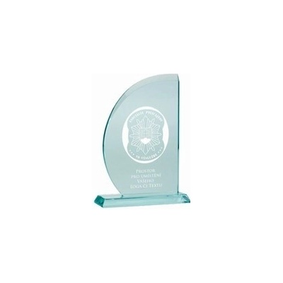 Trofej sklo golf CR7179C