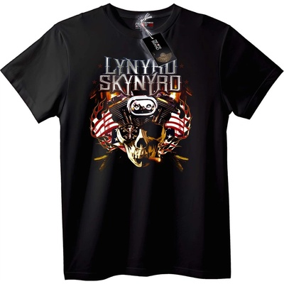 NOONEBRAND Тениска Lynyrd Skynyrd Skull - XS, Black