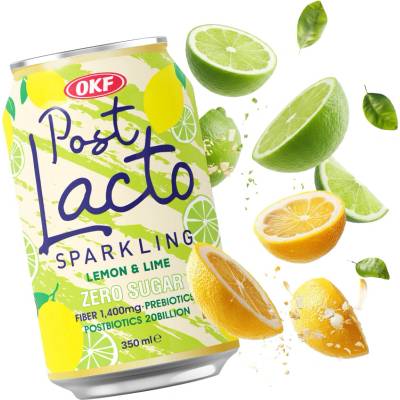 OKF PostLacto Zero Sugar Lemon Lime Sparkling Drink 350 ml
