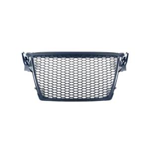  Решетка без емблема за Audi A4 B8 (2008-2011) - RS Look - Черна