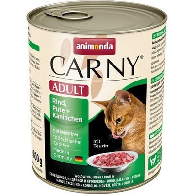 Animonda Carny Adult hovädzie, morka, králik 800 g