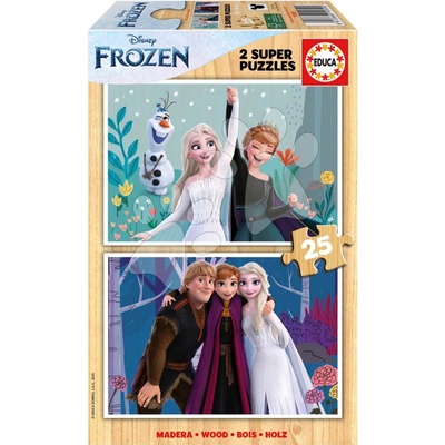 Educa Dřevěné Frozen 2 x 25 dílků