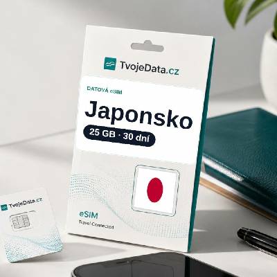 eSIM Japonsko 25 GB / 29 dní
