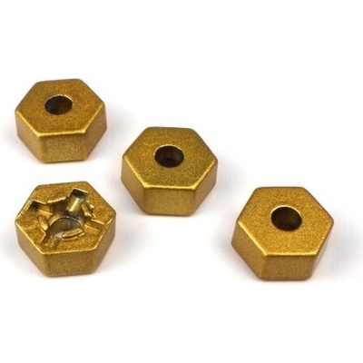 BlackZon Set kovových 12 mm unašečů kol