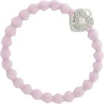 By Eloise London Silver Bling Heart Lock цвят Soft Pink