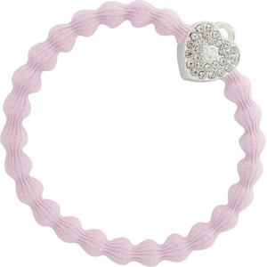 By Eloise London Silver Bling Heart Lock цвят Soft Pink