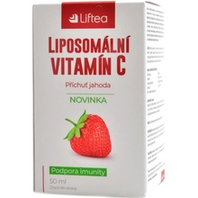 LIFTEA Liposomální vitamín C příchuť jahoda 50 ml