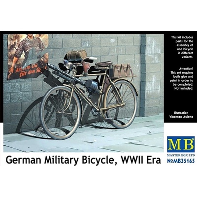 MASTER BOX LTD German military bicycle WWII Era 1:35