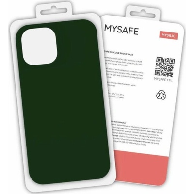 Pouzdro Mysafe Silicone Case iPhone 12 Pro Max Dark zelené