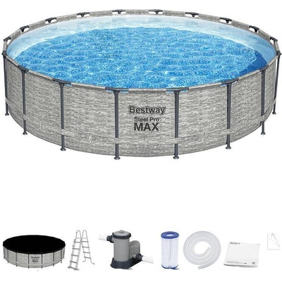 Bestway Басейн с тръбна конструкция Bestway 549х122 5618Y (56181B)