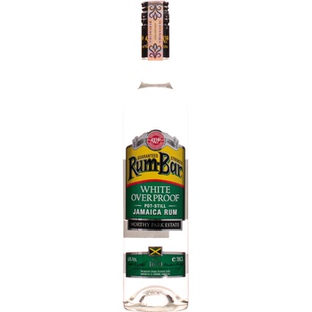 Rum Bar White Overproof 63% 0,7 l (čistá fľaša)