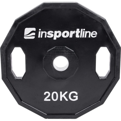 inSPORTline Ruberton Pogumovaný olympijský kotouč 20 kg,50mm