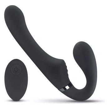 Image 1 of No-Parts Страплес вибратор от силикон с дистанционно No Parts Avery