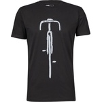 DEDICATED Мъжка тениска DEDICATED T-Shirt Stockholm Bike Front T-shirt - Charcoal - размер XS (016-8947-0111)