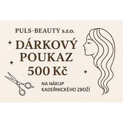 Dárek, který vždy potěší - POUKAZ V HODNOTĚ 500,- Kč