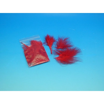 Marabu Peří 10 ks červené 876403-10 – Zboží Mobilmania