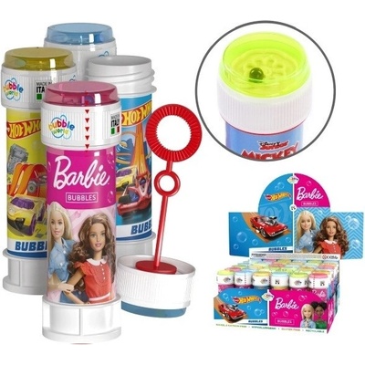 Mattel Bublifuk Barbie a Hot Wheels 60 ml display 36 ks