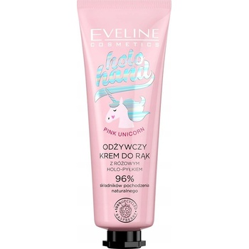 Eveline Cosmetics Holo Hand výživný krém na ruky Pink Unicorn 50 ml