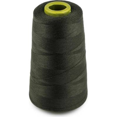 Polyesterové nitě pro overlocky i klasické šití návin 3000 yards PES 40S/2 Varianta: 27 (6213) olivová tmavá, Balení: 1 ks