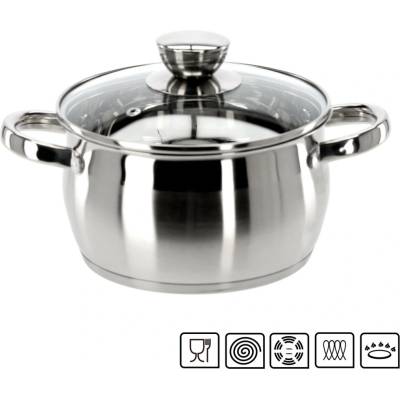 Pro-Tech shop Nerezový hrniec s pokrievkou 2l 18cm Belly 68421