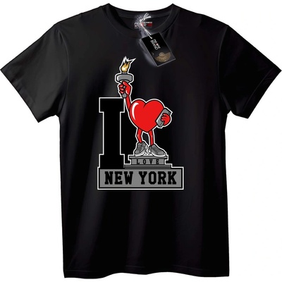 NOONEBRAND Тениска Обичам New York - S, White