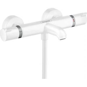 Hansgrohe Термостатичен смесител за вана и душ Hansgrohe Ecostat Comfort, матово бял (13114700)