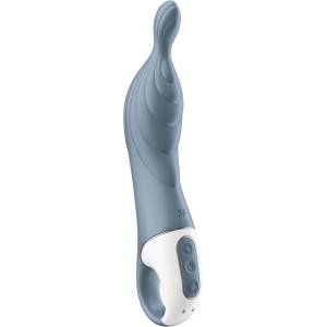 Satisfyer A-Mazing 2 - акумулаторен A-точков вибратор (сив)