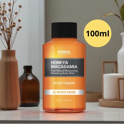 KUNDAL Sprchový gel Honey & Macadamia Pure Body Wash White Musk - 100 ml