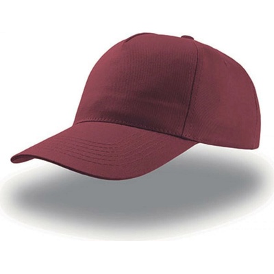 Atlantis Headwear Start Five 5 panelová baseballová COT-33003837099 Burgundová