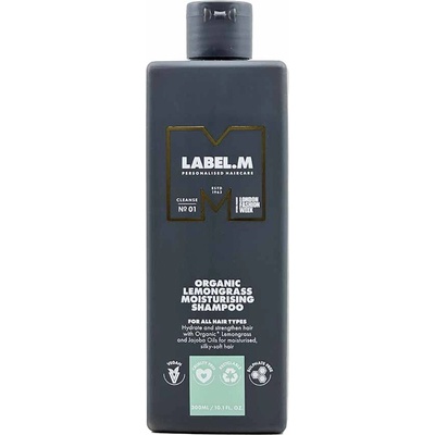 label.m Organic Lemongrass Moisturising Shampoo 300 ml