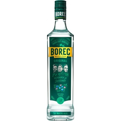 Borovička Borec 38% 0,7 l (holá láhev)