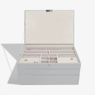 Stackers šperkovnice 3v1 Pebble Grey Supersize Set šedá 74508