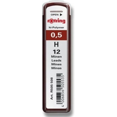 Rotring Náhradné tuhy do mikroceruzky H-0,5 mm