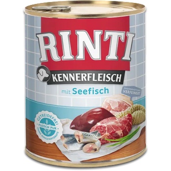 RINTI Kennerfleisch Adult - консерва за кучета с морски риби - 800 гр - Германия