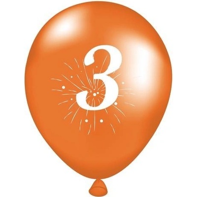 TORO BALÓNKY 22 75 cm POTISK ČÍSLICE 3