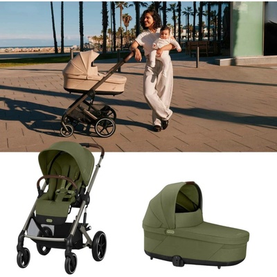 Cybex Balios S Lux Kompletní Taupe Moss Green 2025