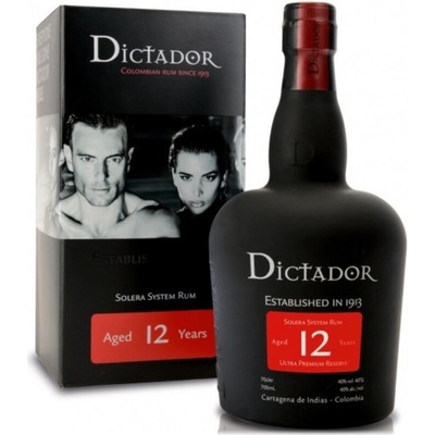 Dictador Rum 12y 40% 0,7 l (holá láhev)