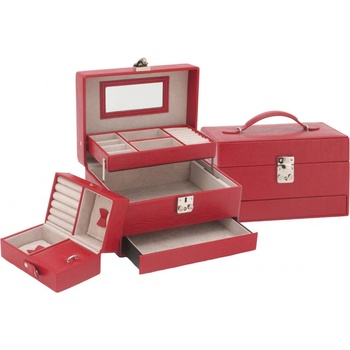 JKBox šperkovnica Juvelo SP-577/A7 červená