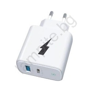 WINNER GROUP-WG - Адаптер за бързо зареждане 1xUSB-C + 1xUSB-A Power Delivery 38W бял (WN0054)