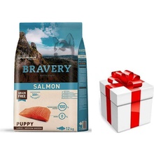 Bravery dog Puppy Large/Medium Salmon 12 kg