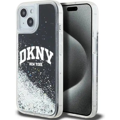 DKNY Кейс DKNY Liquid Glitter Big Logo за iPhone 15 / 14 / 13, черен (3666339270759)