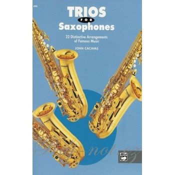 TRIOS FOR SAXOPHONES by John Cacavas / tria pre saxofón