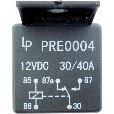 Prepínacie relé 4120 s úchytom, 5-pin, 12V, 30 / 40A PRE0004