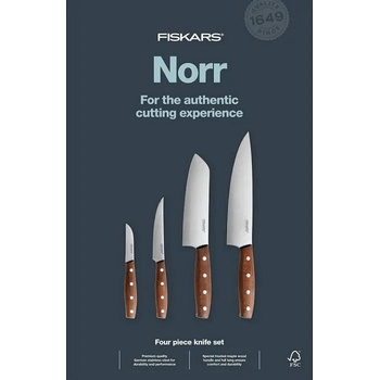 Fiskars Комплект кухненски ножове Fiskars Norr, 4 броя (FS 1066413)