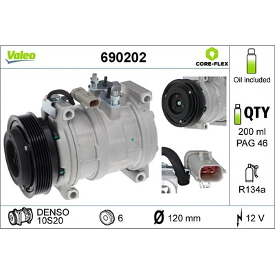 Kompresor, klimatizace VALEO 690202