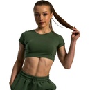STRIX Dámské triko Essential CropTop Cedar Green