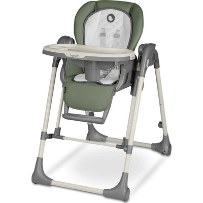 Lionelo - Детски стол за хранене LAURICE, маслинено зелено (LN0366)