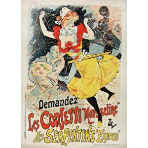 Grafika Art Puzzle - Puzzle Georges Meunier - Confettis et Serpentins, 1894 - 500 piese