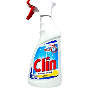 Clin препарат за почистване и полиране на стъкла, Лимон, 500мл